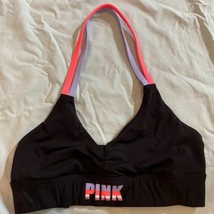 Size XS pink halter bra.